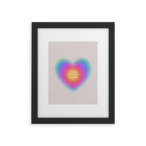 Emanuela Carratoni Create Positive Energy Framed Art Print