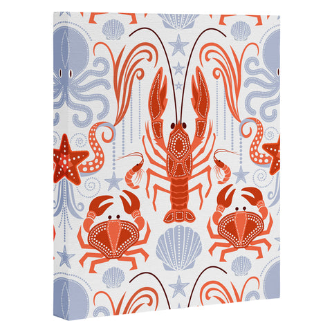 Emanuela Carratoni Crustacean Symphony Art Canvas