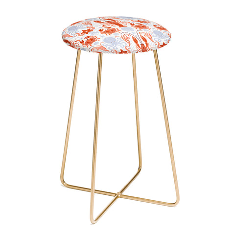 Emanuela Carratoni Crustacean Symphony Counter Stool