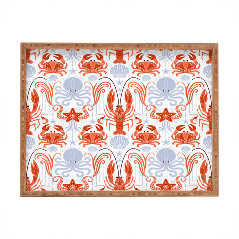 Emanuela Carratoni Crustacean Symphony Rectangular Tray