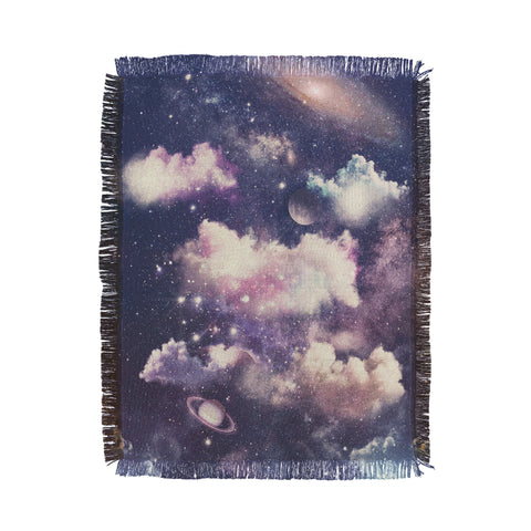 Emanuela Carratoni Deep Space Theme Throw Blanket
