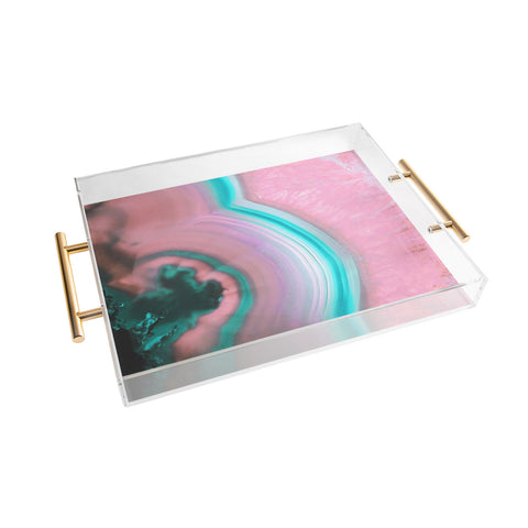 Emanuela Carratoni Delicate Agate Acrylic Tray