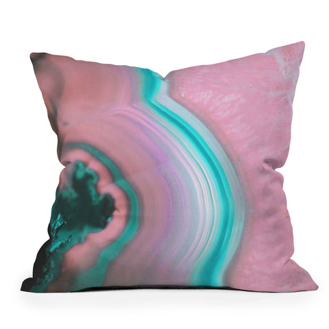 Emanuela Carratoni Delicate Agate Outdoor Throw Pillow