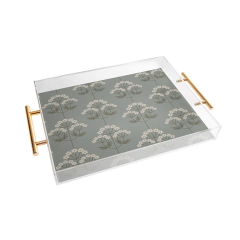 Emanuela Carratoni Delicate Little Flowers Acrylic Tray
