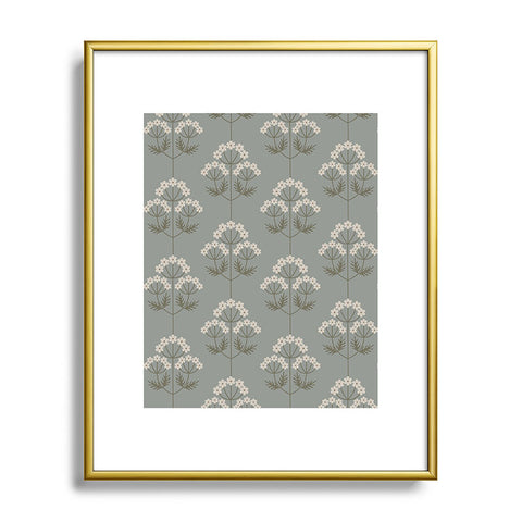 Emanuela Carratoni Delicate Little Flowers Metal Framed Art Print