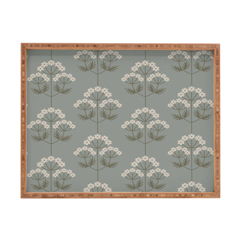 Emanuela Carratoni Delicate Little Flowers Rectangular Tray