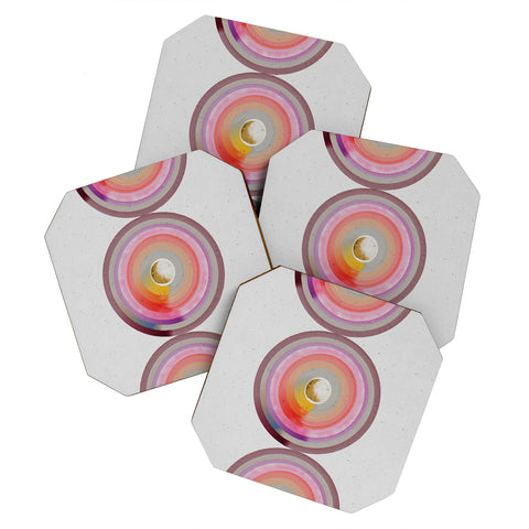 Emanuela Carratoni Desert Rainbow I Coaster Set