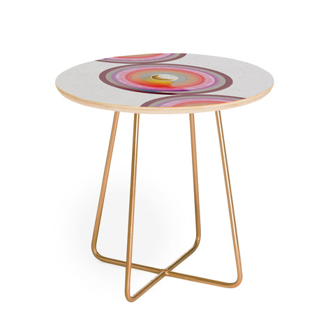 Emanuela Carratoni Desert Rainbow I Round Side Table