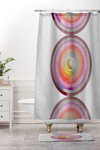 Emanuela Carratoni Desert Rainbow I Shower Curtain And Mat