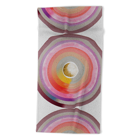 Emanuela Carratoni Desert Rainbow I Beach Towel