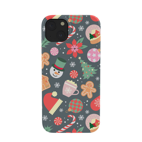 Emanuela Carratoni Ditsy Christmas Theme Phone Case
