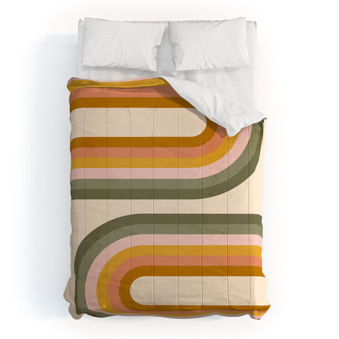 Emanuela Carratoni Double Spring Rainbow Comforter