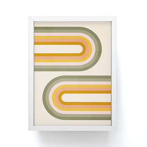 Emanuela Carratoni Double Spring Rainbow Framed Mini Art Print