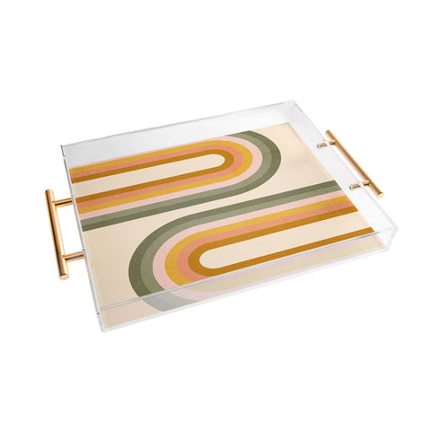 Emanuela Carratoni Double Spring Rainbow Acrylic Tray