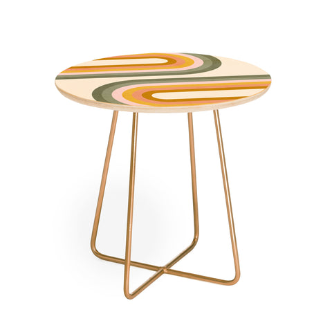 Emanuela Carratoni Double Spring Rainbow Round Side Table