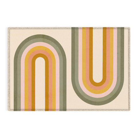 Emanuela Carratoni Double Spring Rainbow Outdoor Rug