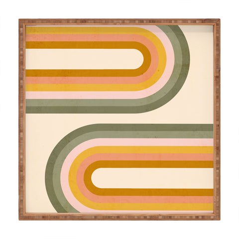 Emanuela Carratoni Double Spring Rainbow Square Tray