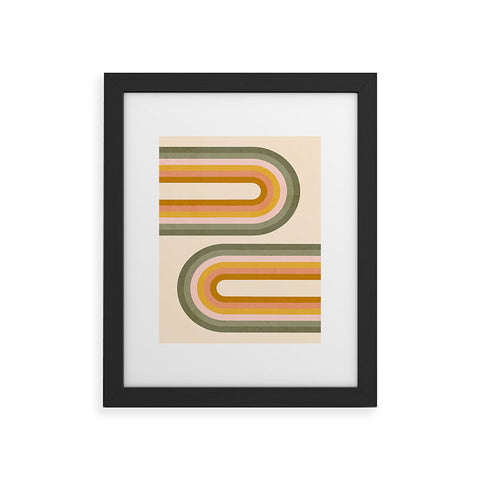 Emanuela Carratoni Double Spring Rainbow Framed Art Print