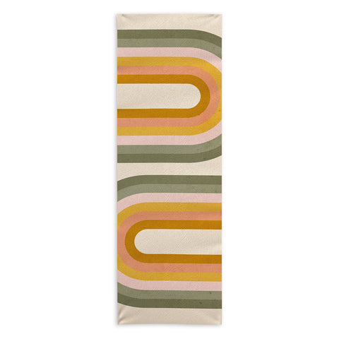 Emanuela Carratoni Double Spring Rainbow Yoga Towel