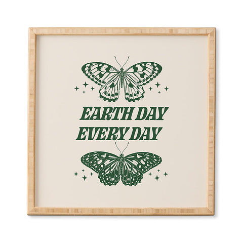 Emanuela Carratoni Earth Day Every Day Framed Wall Art