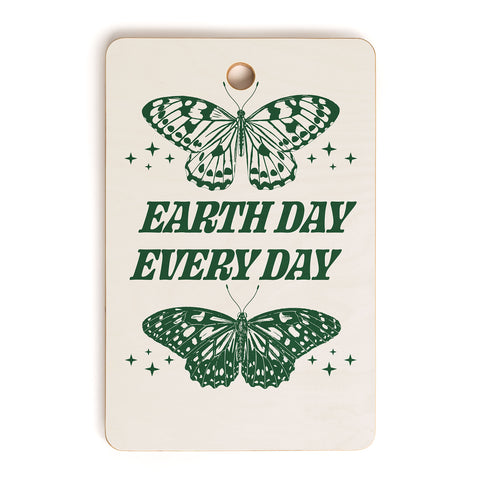 Emanuela Carratoni Earth Day Every Day Cutting Board Rectangle