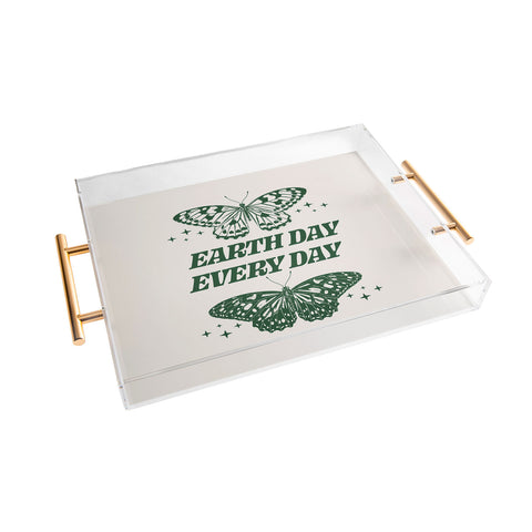 Emanuela Carratoni Earth Day Every Day Acrylic Tray