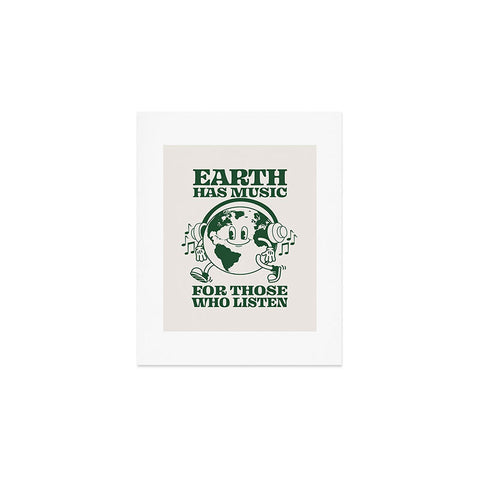 Emanuela Carratoni Earth Silent Disco Art Print