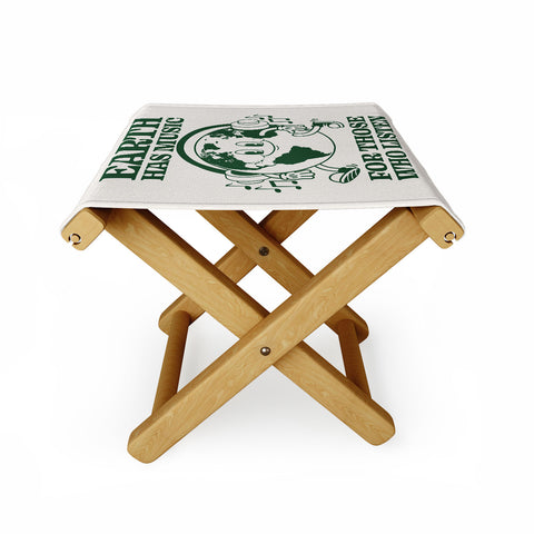 Emanuela Carratoni Earth Silent Disco Folding Stool