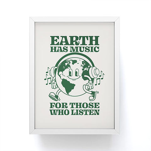 Emanuela Carratoni Earth Silent Disco Framed Mini Art Print