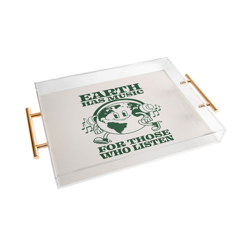 Emanuela Carratoni Earth Silent Disco Acrylic Tray