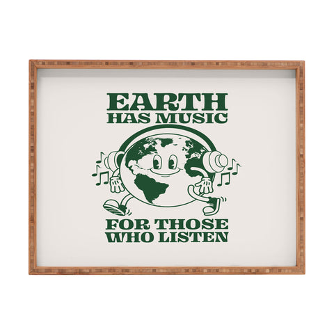 Emanuela Carratoni Earth Silent Disco Rectangular Tray