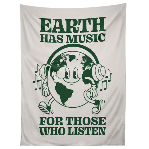 Emanuela Carratoni Earth Silent Disco Tapestry
