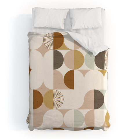 Emanuela Carratoni Earthnware Geometry Duvet Cover