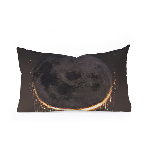 Emanuela Carratoni Eclipse I Oblong Throw Pillow