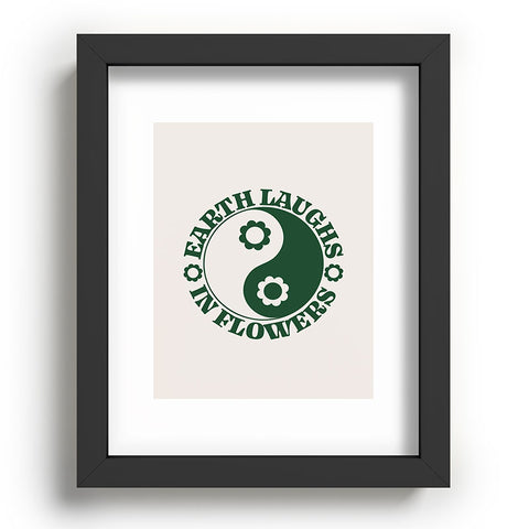 Emanuela Carratoni Eearth Laughs in Flowers Recessed Framing Rectangle