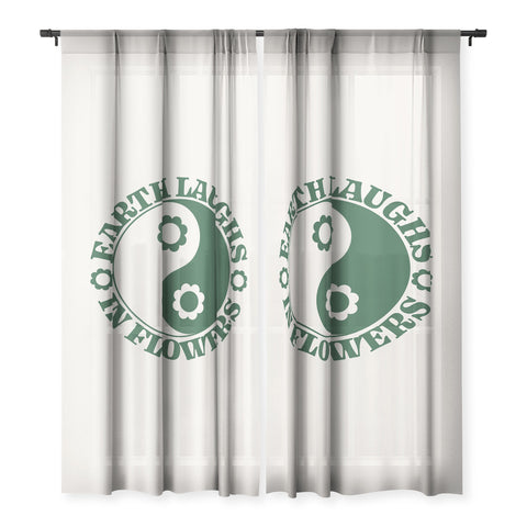 Emanuela Carratoni Eearth Laughs in Flowers Sheer Non Repeat