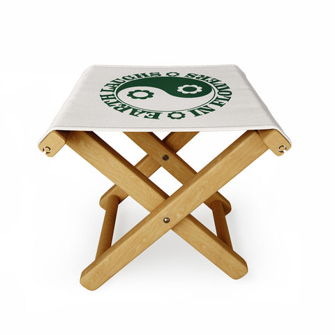Emanuela Carratoni Eearth Laughs in Flowers Folding Stool