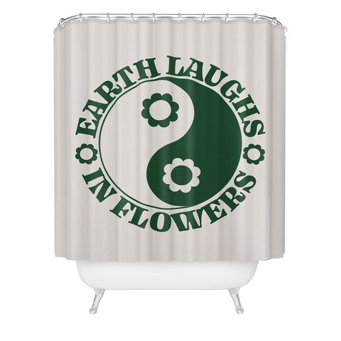Emanuela Carratoni Eearth Laughs in Flowers Shower Curtain