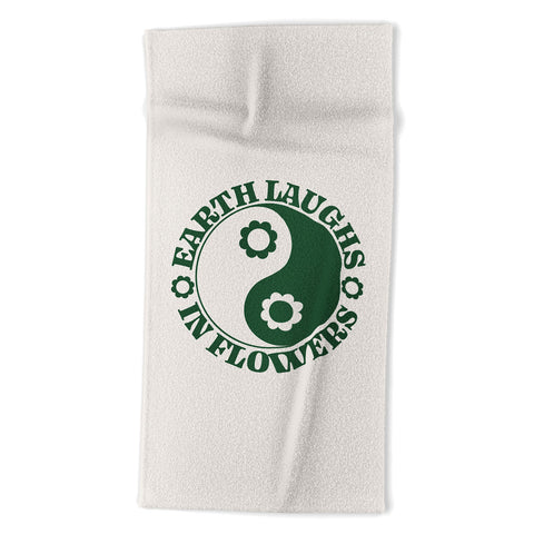 Emanuela Carratoni Eearth Laughs in Flowers Beach Towel