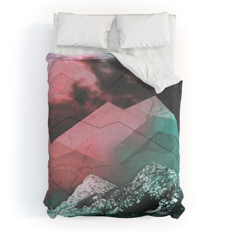 Emanuela Carratoni Escaping in Wonderland Duvet Cover