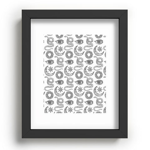 Emanuela Carratoni Esoteric Pattern Recessed Framing Rectangle