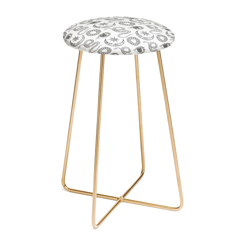Emanuela Carratoni Esoteric Pattern Counter Stool