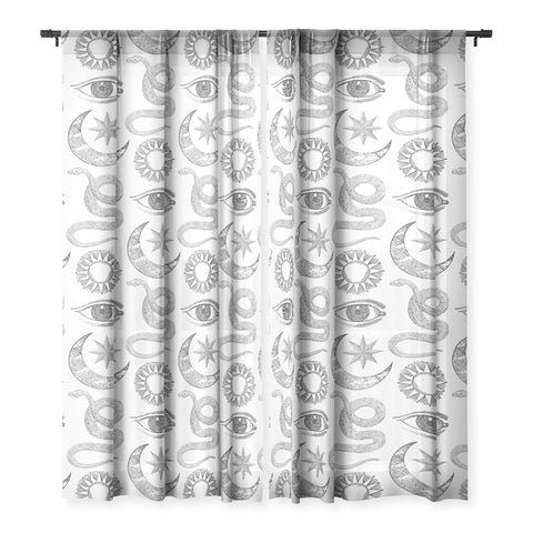 Emanuela Carratoni Esoteric Pattern Sheer Non Repeat