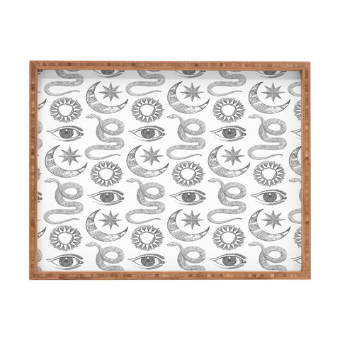 Emanuela Carratoni Esoteric Pattern Rectangular Tray
