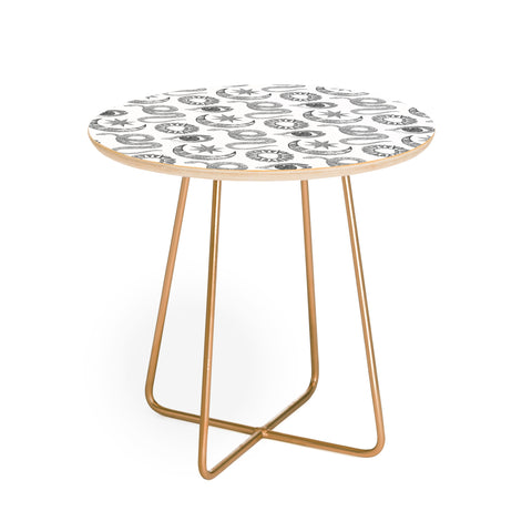 Emanuela Carratoni Esoteric Pattern Round Side Table