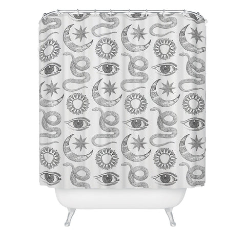 Emanuela Carratoni Esoteric Pattern Shower Curtain