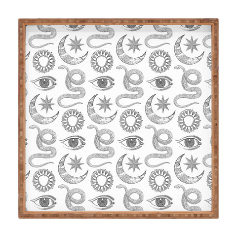 Emanuela Carratoni Esoteric Pattern Square Tray