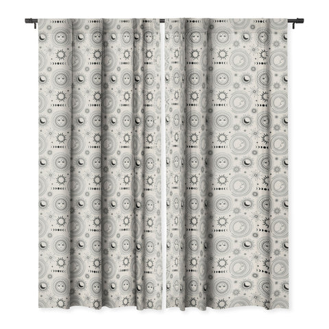 Emanuela Carratoni Esoteric Universe Blackout Window Curtain