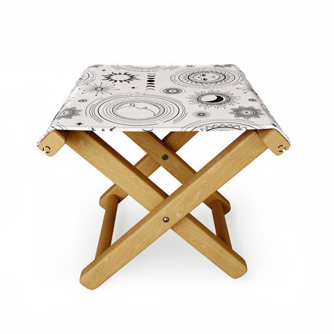 Emanuela Carratoni Esoteric Universe Folding Stool