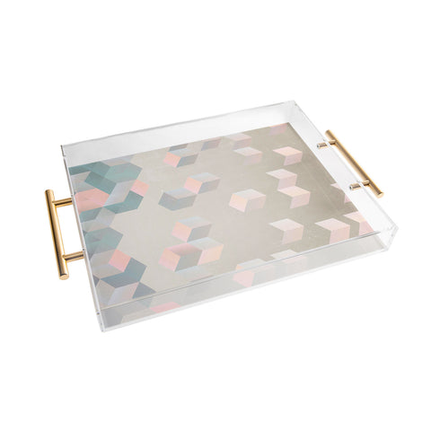 Emanuela Carratoni Exagonal Geometry Acrylic Tray